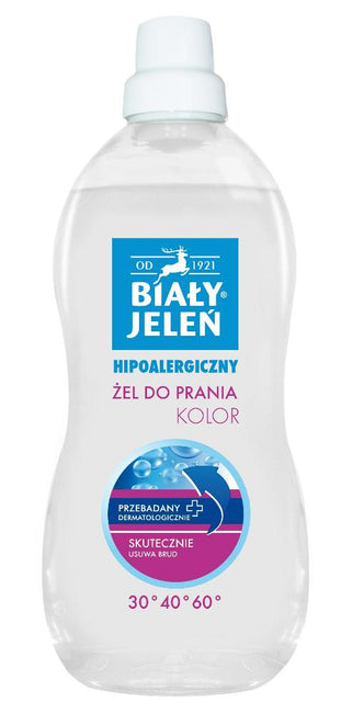 Biały Jeleń Hipoalergiczny żel do prania kolorowych tkanin 1500ml