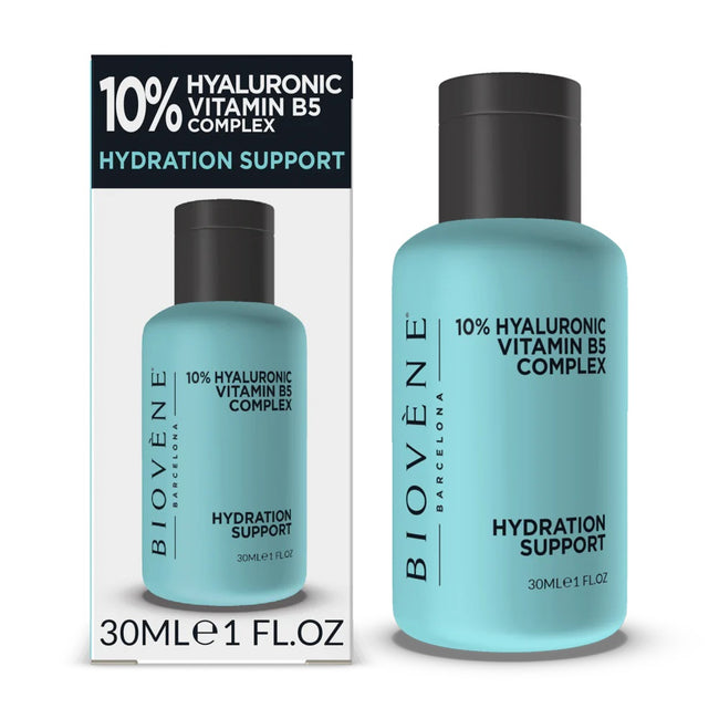 Biovene Hydration Support nawilżające serum do twarzy z 10% kwasem hialuronowym i witaminą B5 30ml