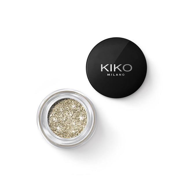 KIKO Milano Stardust Eyeshadow żelowy cień do powiek z biodegradowalnym brokatem 02 True Gold 3.5g