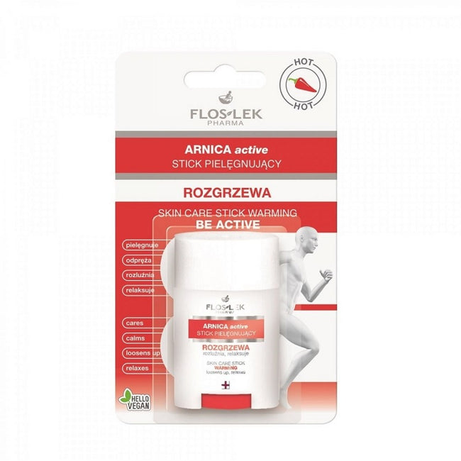 Floslek Arnica Active Stick pielęgnujący sztyft rozgrzewający 16g