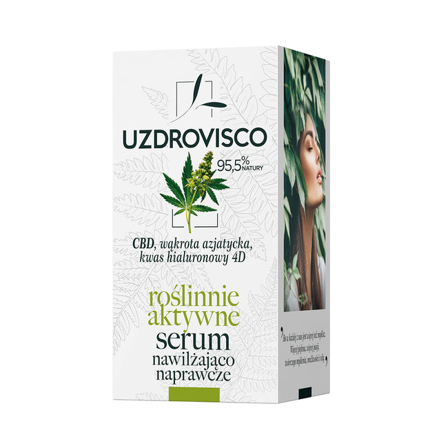 UZDROVISCO CBD roślinnie aktywne serum nawilżająco-naprawcze 30ml