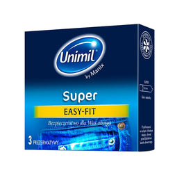 Unimil Super lateksowe prezerwatywy 3szt