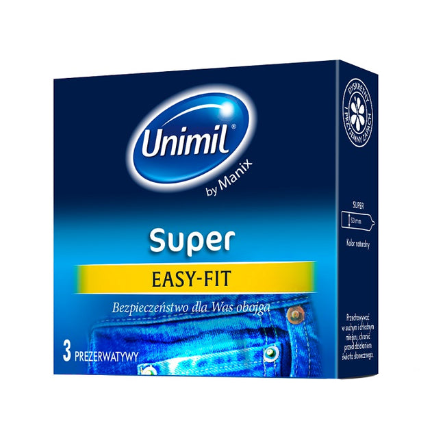 Unimil Super lateksowe prezerwatywy 3szt
