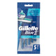Gillette Blue II Plus jednorazowe maszynki do golenia 5szt.
