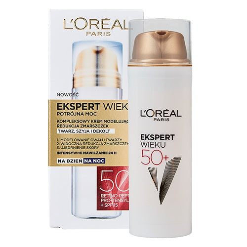 L'Oreal Paris Ekspert Wieku 50+ kompleksowy krem modelujący 50ml