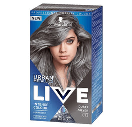 Schwarzkopf Live Urban Metallic farba do włosów U72 Dusty Silver