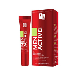 AA Men Active Care 3w1 ultralekki krem pod oczy 15ml