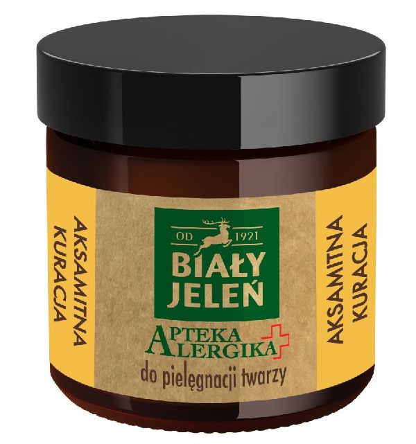 Biały Jeleń Apteka Alergika aksamitna kuracja do pielęgnacji twarzy 60ml