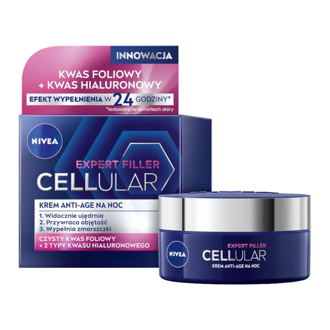 Nivea Cellular Expert Filler krem anti-age na noc 50ml