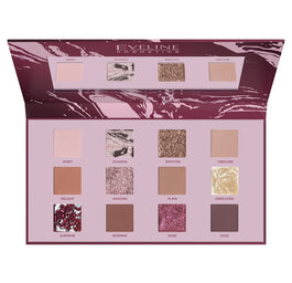 Eveline Cosmetics Shocking Nudes Eyeshadow Palette paleta 12 cieni do powiek 9.6g