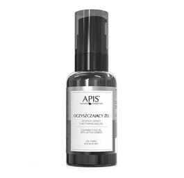 APIS Oczyszczający żel do mycia twarzy z aktywnym węglem 50ml