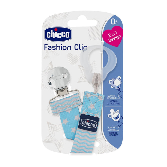 Chicco Uniwersalna tasiemka do smoczka Niebieska