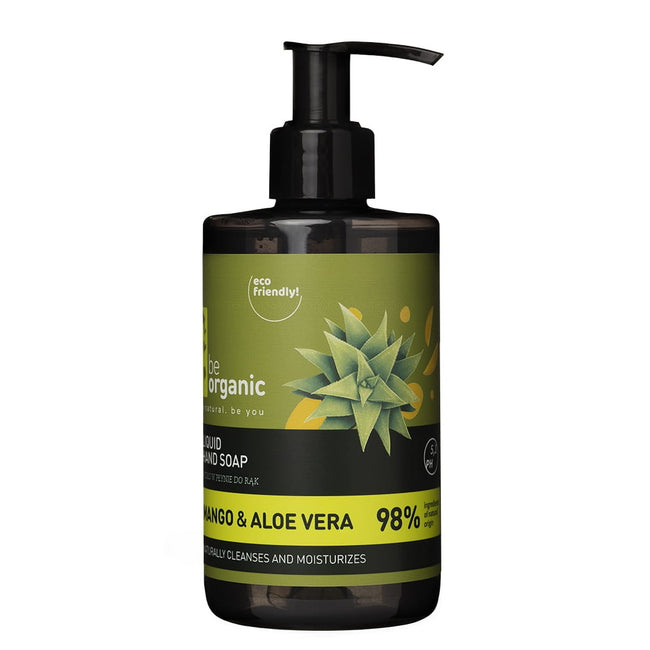 Be Organic Liquid Hand Soap regenerujące mydło do rąk z ekstraktem z mango i aloesem 250ml