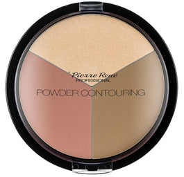 Pierre Rene Powder Contouring pudrowa paleta do konturowania twarzy 02 23g