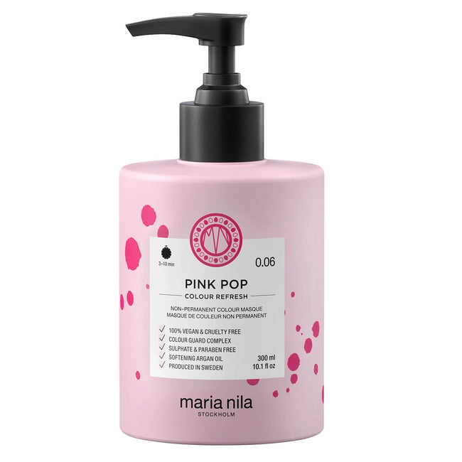 Maria Nila Colour Refresh maska koloryzująca do włosów 0.06 Pink Pop 300ml