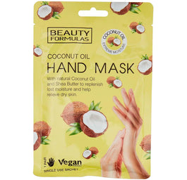 Beauty Formulas Hand Mask regenerująca maska do dłoni Coconut Oil 1 para