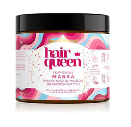 Hair Queen Ekspresowa maska emolientowa do włosów średnioporowatych 400ml