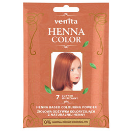 Venita Henna Color ziołowa odżywka koloryzująca z naturalnej henny 7 Miedziany