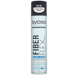 Syoss Fiberflex Flexible Volume Hairspray lakier zwiększający objętość włosów w sprayu Extra Strong 300ml