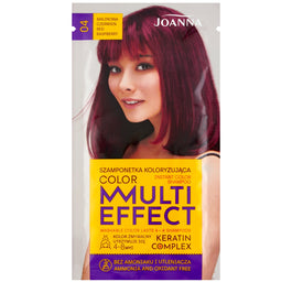 Joanna Multi Effect Color szamponetka koloryzująca 04 Malinowa Czerwień 35g