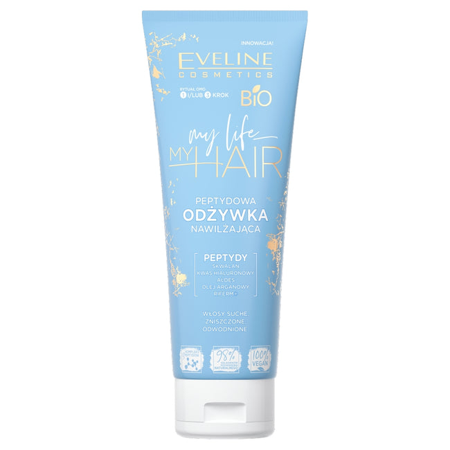 Eveline Cosmetics My Life My Hair peptydowa odżywka nawilżająca 250ml