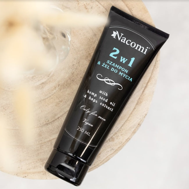 Nacomi Only for Men szampon i żel do mycia dla mężczyzn 2w1 250ml