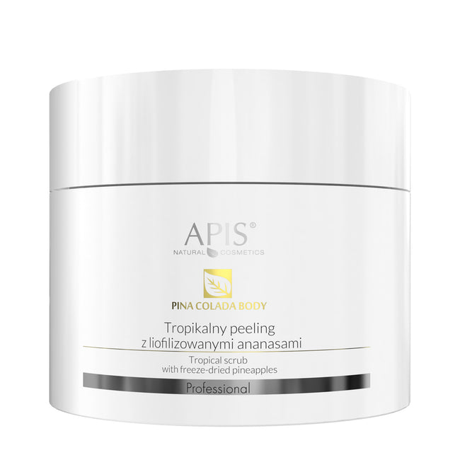 APIS Pina Colada Body tropikalny peeling do ciała z liofilizowanymi ananasami 200g
