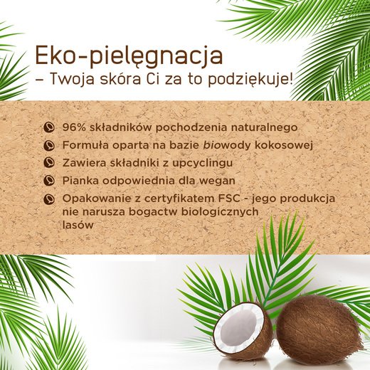 Eveline Cosmetics Rich Coconut delikatna kokosowa pianka do mycia twarzy 150ml