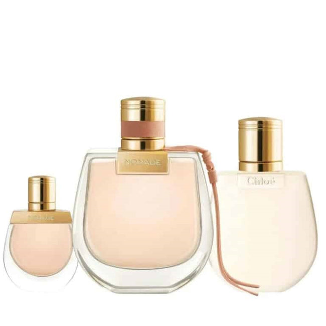 Chloe Nomade zestaw woda perfumowana spray 75ml + miniatura wody perfumowanej spray 5ml + balsam do ciała 100ml