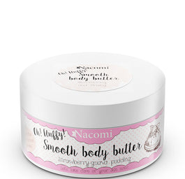 Nacomi Smooth Body Butter masło do ciała Pudding Truskawkowy 100g