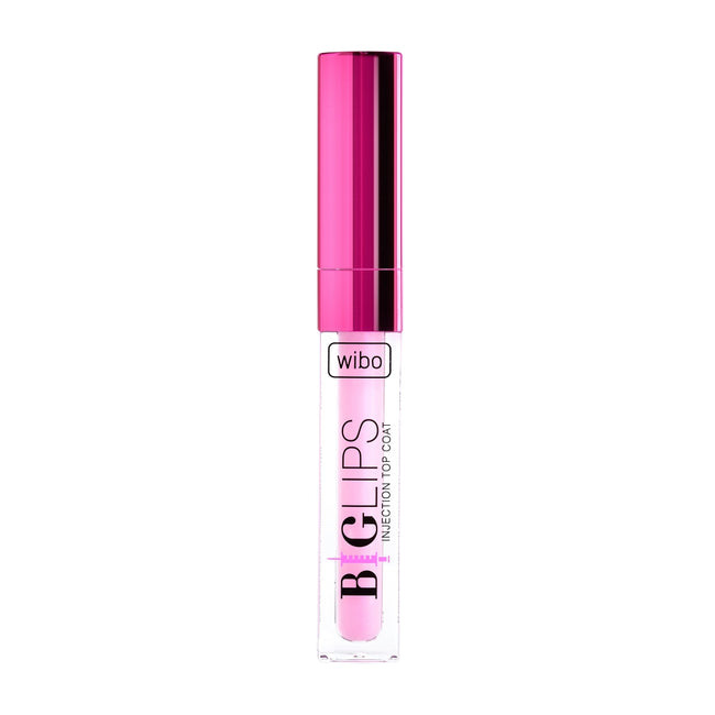 Wibo Big Lips Injection Top Coat błyszczący topper do ust z olejem migdałowy 2.8g