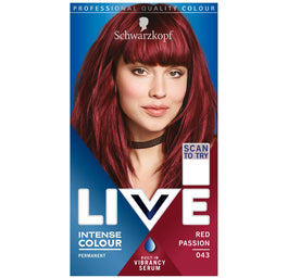 Schwarzkopf Live Intense Colour farba do włosów 043 Red Passion