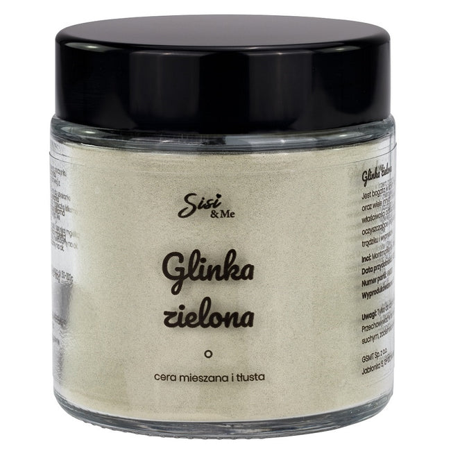 Sisi & Me Glinka zielona cera mieszana i tłusta 100g