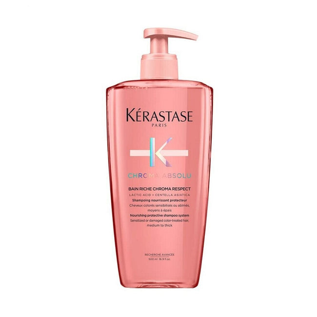 Kerastase Chroma Absolu Bain Riche Chroma Respect bogaty szampon do włosów farbowanych średnich i grubych 500ml