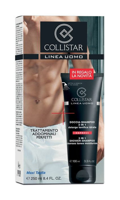 Collistar Uomo 3in1 Shower-Shampoo Cleanses Tones Moisturizes szampon i żel pod prysznic w jednym 250ml