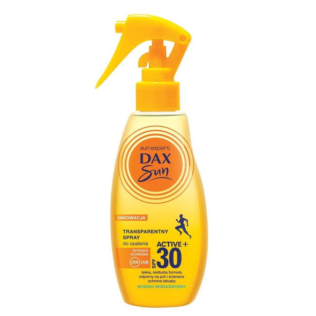 Dax Sun Transparentny spray do opalania Active+ SPF30 200ml