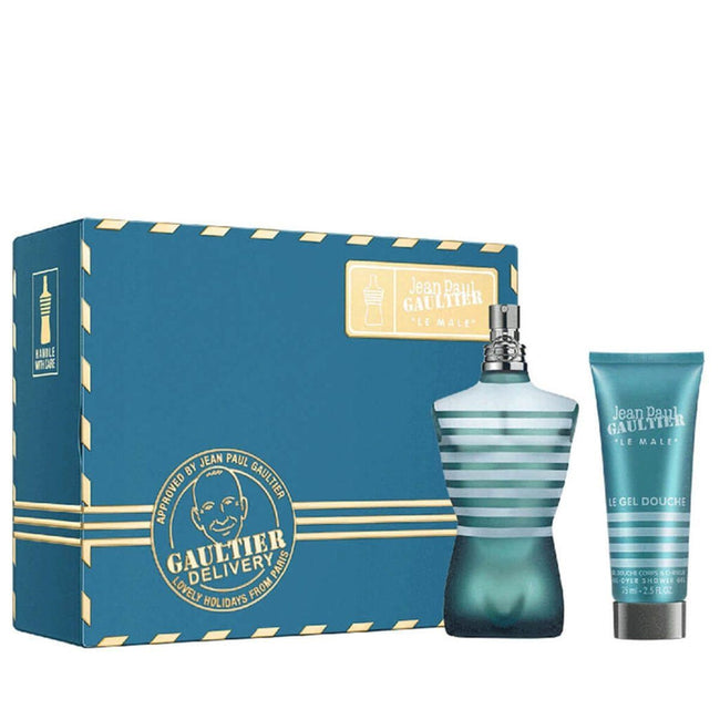 Jean Paul Gaultier Le Male zestaw woda toaletowa spray 75ml + żel pod prysznic 75ml