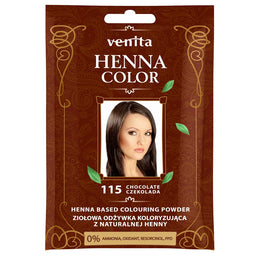 Venita Henna Color ziołowa odżywka koloryzująca z naturalnej henny 115 Czekolada