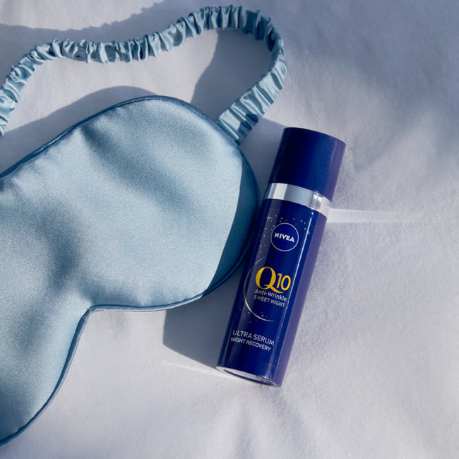 Nivea Q10 Ujędrnienie przeciwzmarszczkowy multi regenerujący krem-serum na noc 30ml