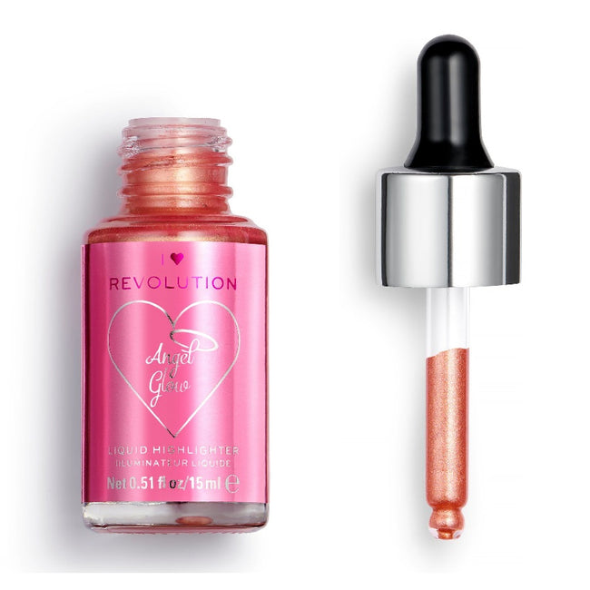 Makeup Revolution I Heart Revolution Fantasy Liquid Highlighter rozświetlacz w płynie Angel's Glow 15ml