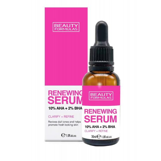 Beauty Formulas Renewing Serum odnawiające serum do twarzy 10% AHA + 2% BHA 30ml
