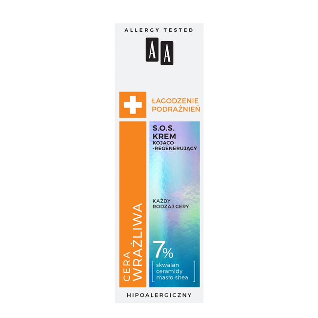 AA Cera Wrażliwa S.O.S. krem kojąco-regenerujący 50ml
