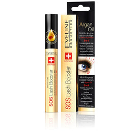 Eveline Cosmetics Sos Lash Booster multifunkcyjne serum do rzęs z olejkiem arganowym 10ml