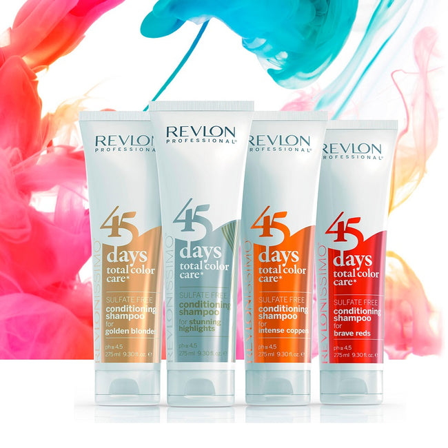 Revlon Professional Revlonissimo 45 Days Conditioning Shampoo szampon i odżywka podtrzymująca kolor Brave Reds 275ml