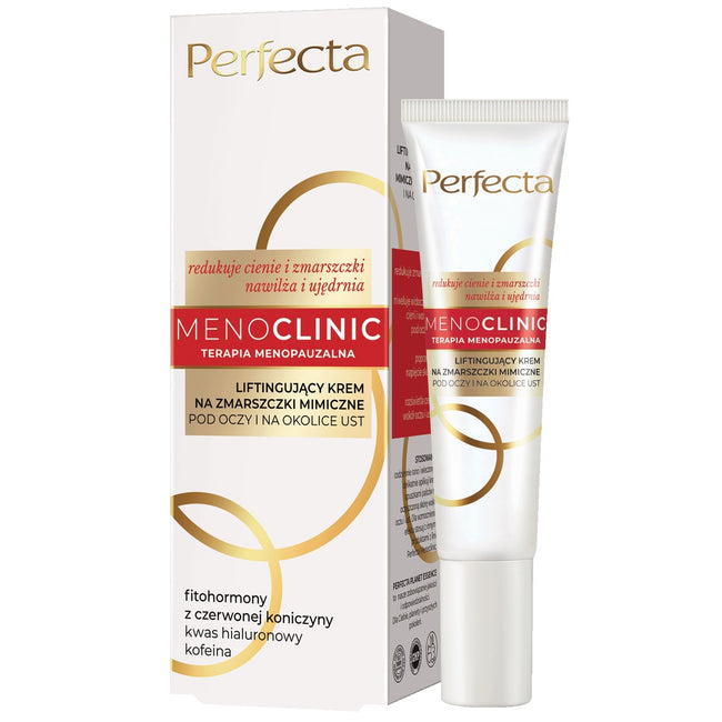 Perfecta Menoclinic liftingujący krem na zmarszczki mimiczne pod oczy i okolice ust 15ml