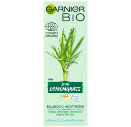 Garnier Bio Fresh Lemongrass Balancing Moisturizer Cream krem nawilżający do skóry normalnej i mieszanej 50ml