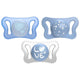 Chicco PhysioForma silikonowy smoczek do uspokajania Micro 0-2m+ Niebieski 2szt.