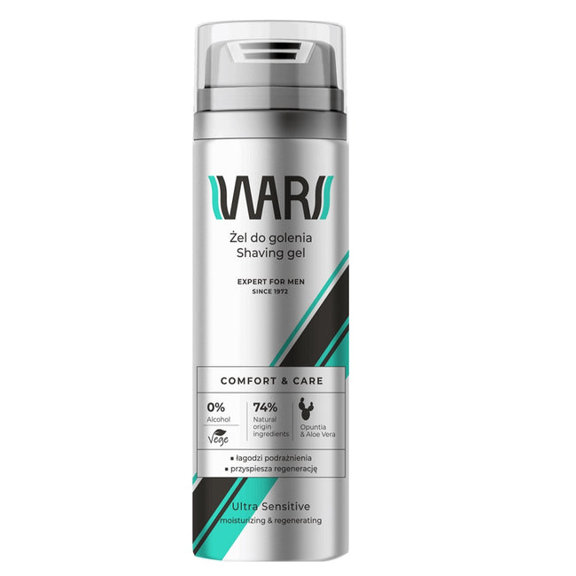 WARS Expert For Men żel do golenia Ultra Sensitive 200ml