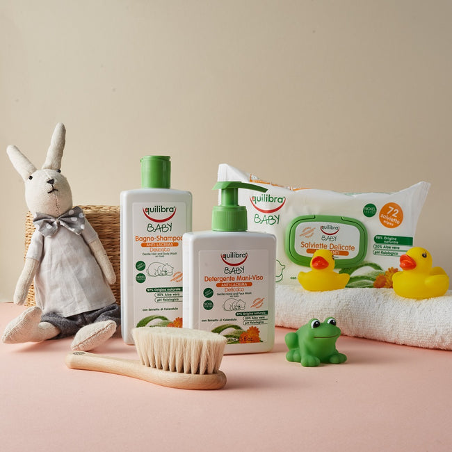 Equilibra Baby delikatne chusteczki oczyszczające dla dzieci 72szt