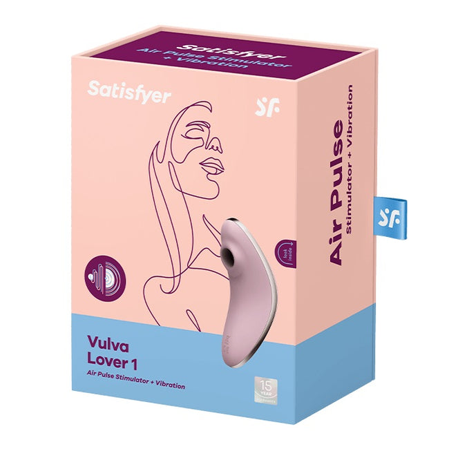 Satisfyer Vulva Lover 1 stymulator łechtaczkowy z wibracjami Lila